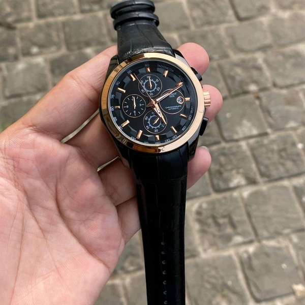 Analog 1853 Chronograph Top Quality Collection With Analog Brand Print Easy Operated Lock - SRH4