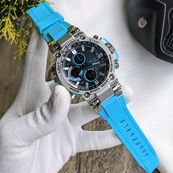 Analog And Digital High Quality Quartz Movement Watch Collection With High Quality Strap Best finishing Body & Case - SRG2