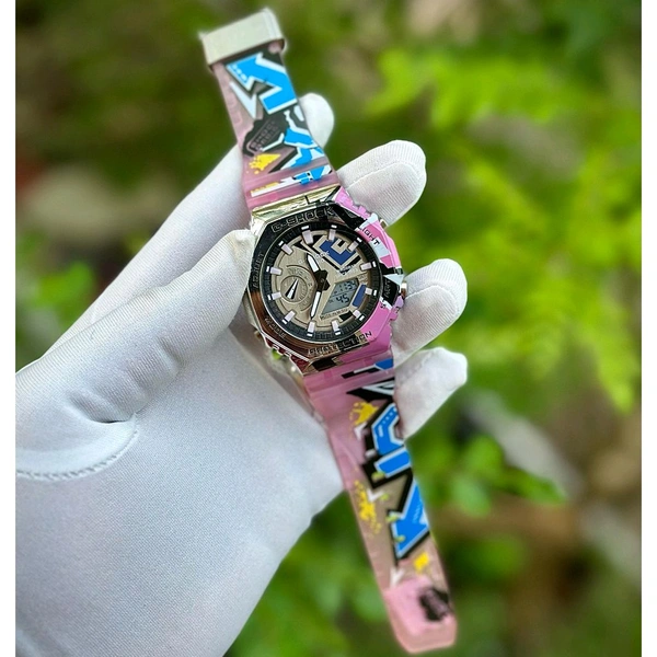 Analog And Digital High Quality Quartz Movement Watch Collection With High Quality Strap Best finishing Body & Case - SRG1