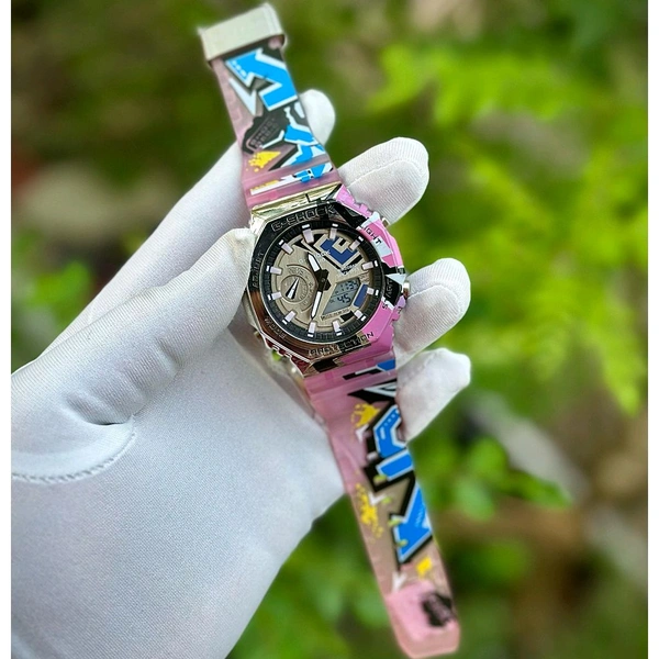 Analog And Digital High Quality Quartz Movement Watch Collection With High Quality Strap Best finishing Body & Case - SRG1