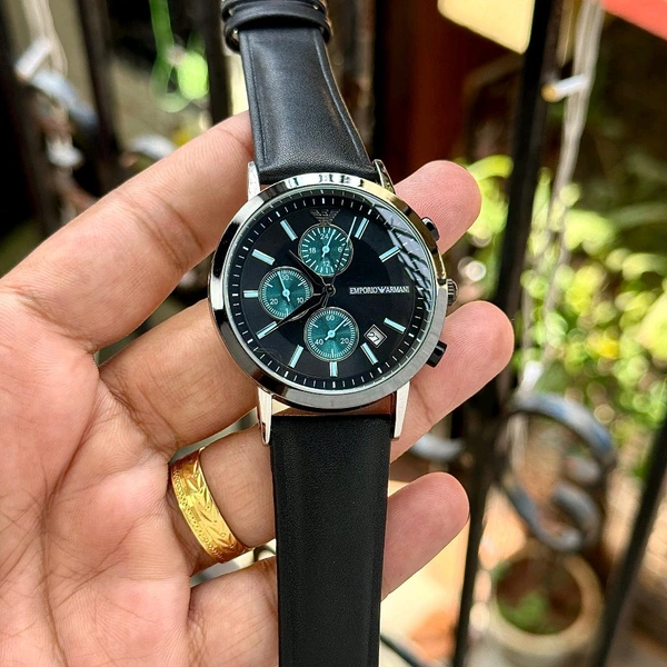 Analog AR11473 Dress Series Quality And Reliabile Quartz Chronograph Machinery Watch