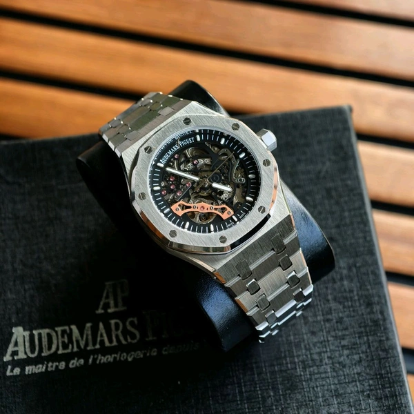 Analog Automatic Top End Quality Collection With High Quality Strap Best Finishing Body & Case - Black