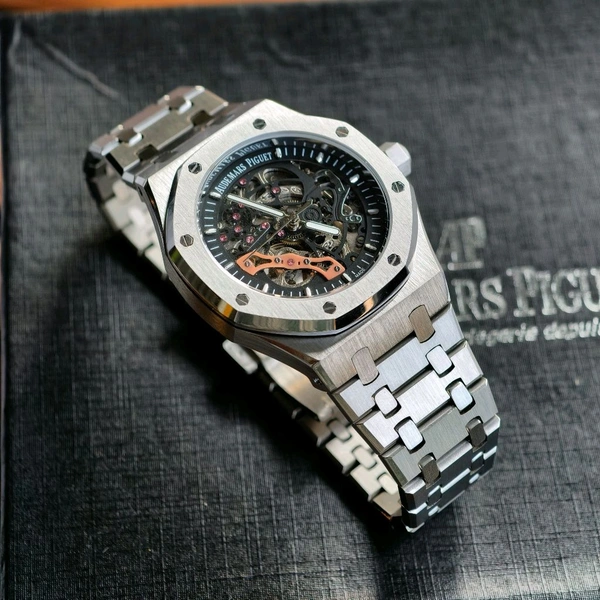 Analog Automatic Top End Quality Collection With High Quality Strap Best Finishing Body & Case - Black