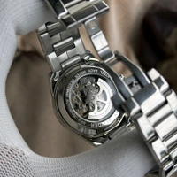 Analog Automatic Top Quality Collection With High Quality Strap Best Finishing Body & Case - Silver