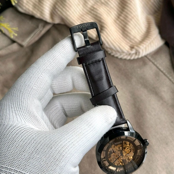 Analog Automatic Top Quality Collection With High Quality Strap Best Finishing Body & Case - Black