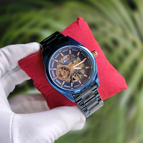 Analog Automatic Top Quality Collection With High Quality Strap Best Finishing Body & Case - Blue