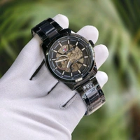 Analog Automatic Top Quality Collection With High Quality Strap Best Finishing Body & Case - Black