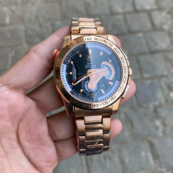 Analog Carrera Calibre 36 Heavy Quality Stop Watch Quartz Machinery Watch