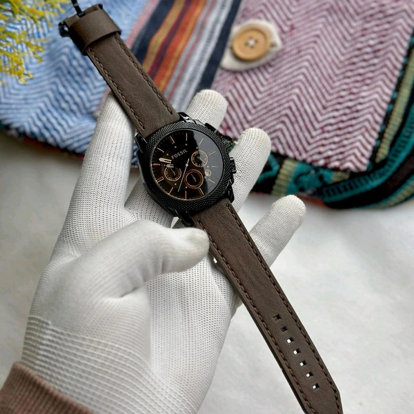 Analog Chronograph Best Quality Collection With High Quality Strap Best finishing Body & Case