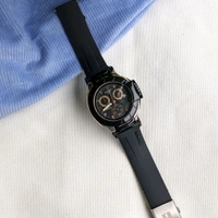 Analog Chronograph High Quality Collection With High Quality Strap Best finishing Body & Case - Copper