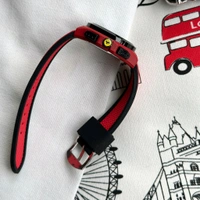 Analog Chronograph Top Quality Collection With High Quality Strap Best finishing Body & Case - Red