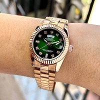 Analog Day Date High Quality Quartz Movement Collection With High Quality Strap Best finishing Body & Case