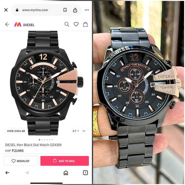 Analog Dz4309 10bar High-end Quartz Chronograph Machinery – Smooth & Accurate Watch