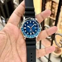 Analog FS6049 GMT Guaranteed Powerful Original Quartz Machinery Watch