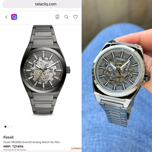 Analog ME3206 Everett Skeleton Original Japanese Automatic Engine Watch