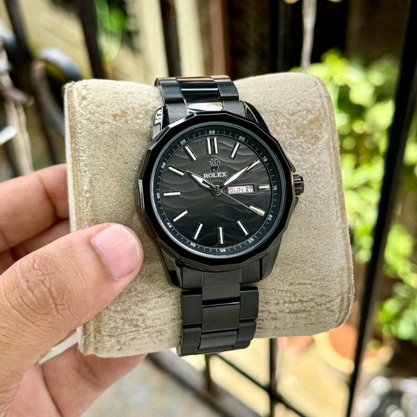 Analog OP Day Date High Quality Quartz Movement Watch | Day And Date Working