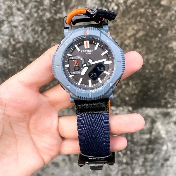 Analog ProTrek PRW Limited Edition Japan High Quality Model Watch - Gray