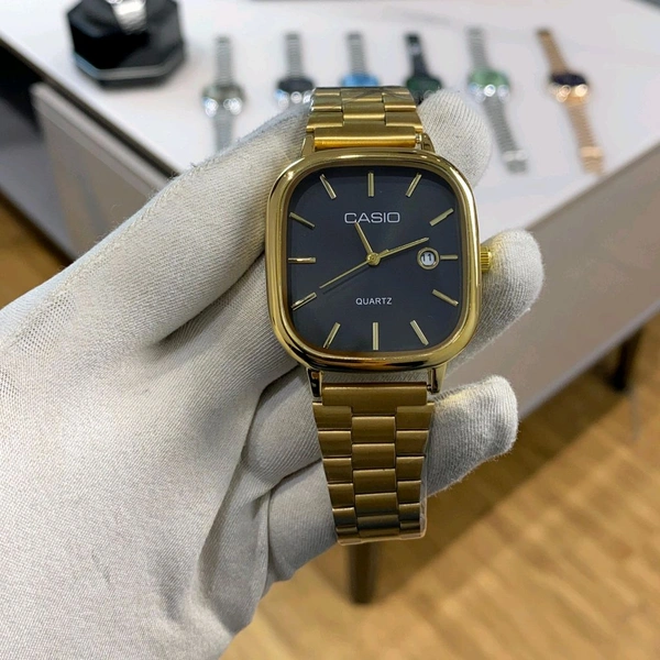 Analog Quartz Classic Silver and Blue Watch For Men & Women | High Quality Strap Best finishing Body & Case - SRH2