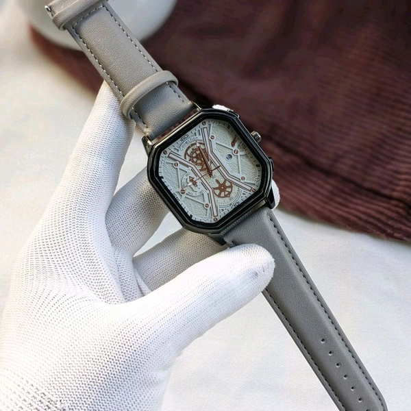 Analog Quartz Movement Budget Collection With High Quality Strap Best Finishing Body & Case - Gray