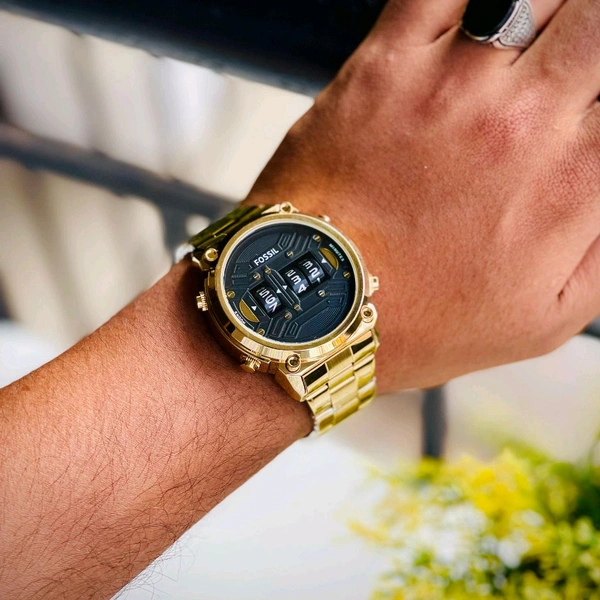 Analog Quartz Movement Watch With High Quality Strap Best finishing Body & Case - SRF4