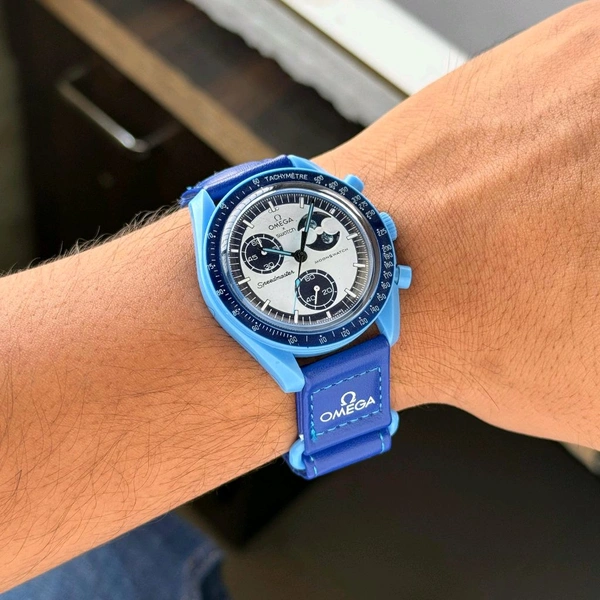 Analog Speedmaster MoonSwatch High Quality Quartz Movement Chronograph Machinery Watch