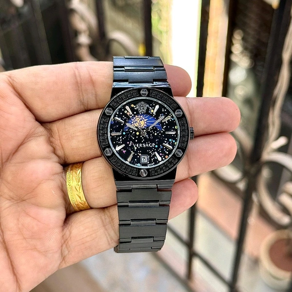 Analog Sun-Moon Pure Quality Original Quartz Machinery Watch - SRV1