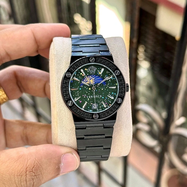 Analog Sun-Moon Pure Quality Original Quartz Machinery Watch - SRV4