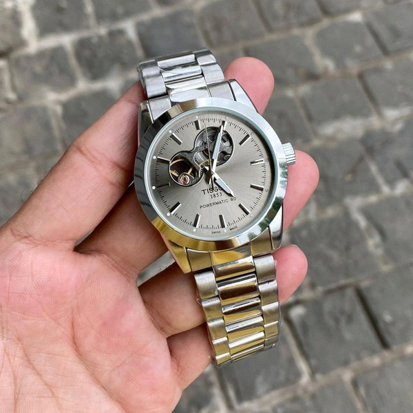 Analog T1274071104101 Gentleman Powermatic 80 Reliable Automatic Japanese Movement Machinery For Men - SRG2