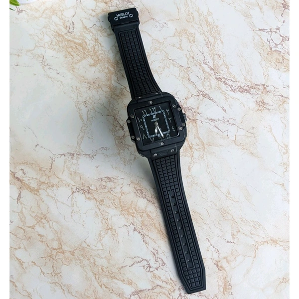 Arabic Dial Analog Quartz Movement Collection With High Quality Strap Best finishing Body & Case - Black