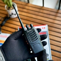 Baofeng BF-888S Two Way Radio 16CH 400-470MHZ Long Range WTO1 Walkie Talkie (Black)