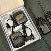Baofeng BF-888S Two Way Radio 16CH 400-470MHZ Long Range WTO1 Walkie Talkie (Black)