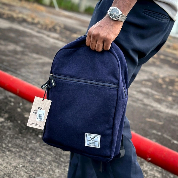 Best Quality Vintage Arts Bag | Top Quality Bag For Men And Women, Affordable and Durable Backpack perfect for daily use - Blue