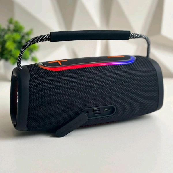 Boombox Wireless Bluetooth Speaker With Rbg Light | Powerful Sound Quality With Heavy Bass | Lights Sync With Music - STB1