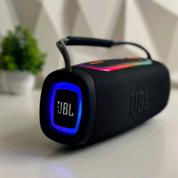 Boombox Wireless Bluetooth Speaker With Rbg Light | Powerful Sound Quality With Heavy Bass | Lights Sync With Music - STB1