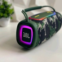 Boombox Wireless Bluetooth Speaker With Rbg Light | Powerful Sound Quality With Heavy Bass | Lights Sync With Music - STB3