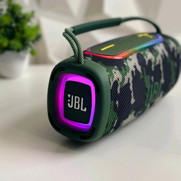 Boombox Wireless Bluetooth Speaker With Rbg Light | Powerful Sound Quality With Heavy Bass | Lights Sync With Music - STB3