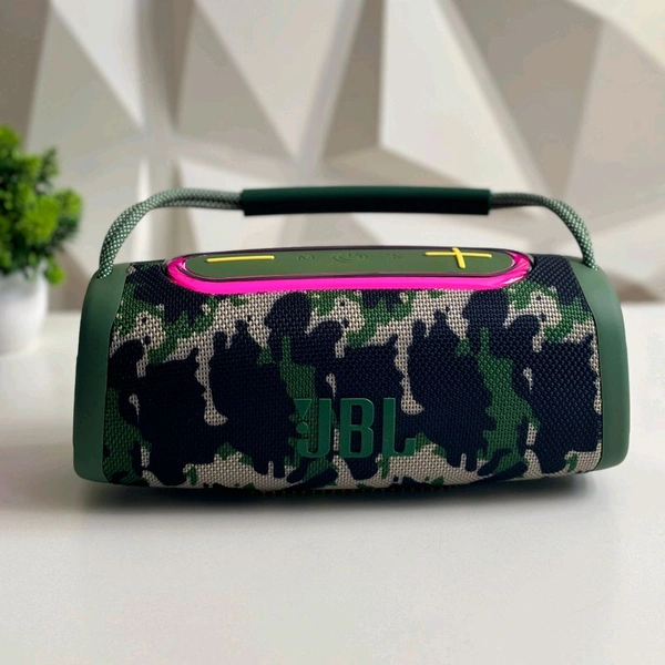 Boombox Wireless Bluetooth Speaker With Rbg Light | Powerful Sound Quality With Heavy Bass | Lights Sync With Music - STB3