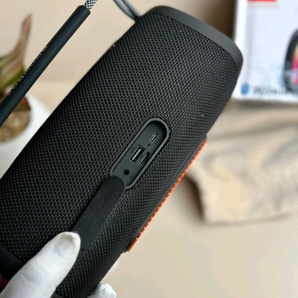 Boombox Wireless Bluetooth Speaker With Rbg Light | Powerful Sound Quality With Heavy Bass | Lights Sync With Music - SRH2