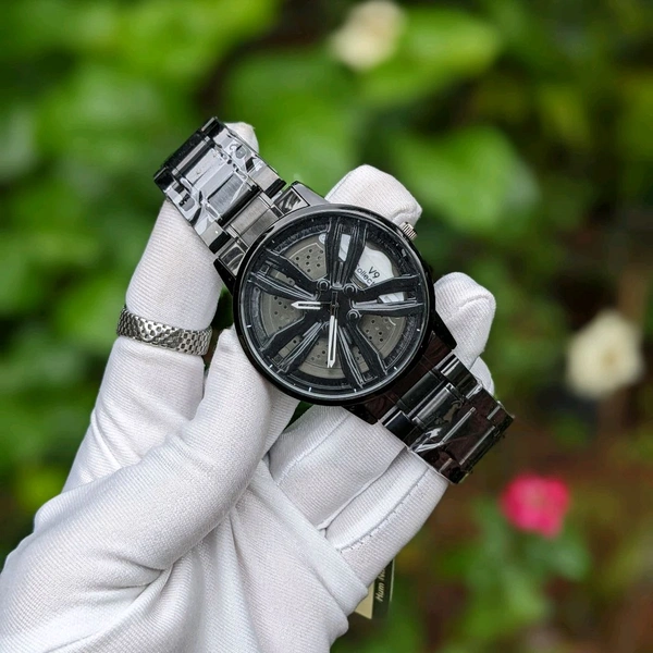 Buy 1 Get 1 Free Offer, V9 Analog Unique Quartz Movement Collection With High Quality Strap Best finishing Body & Case - SRV3