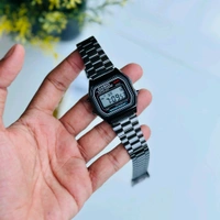 Casi0 Vintage Analog Digital Quartz Unisex Watch With High Quality Strap Best finishing Body & Case - Black