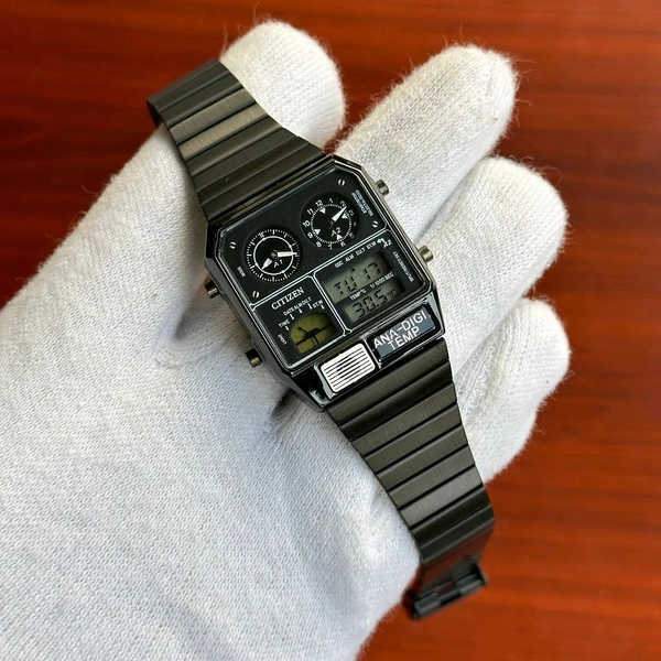 Citizen Ana-digi-temp Next To Origanal Watch With High Quality Strap Best finishing Body & Case - SRCW4