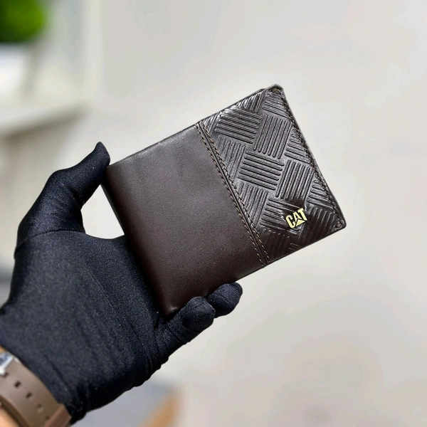 Classic Men's Leather Wallet, Premium Quality with Brand Box Packing, Perfect For Gifting - Brown