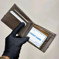 Classic Men's Leather Wallet, Premium Quality with Brand Box Packing, Perfect For Gifting - Brown