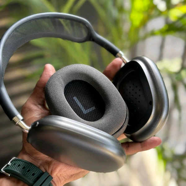 First Time In India, Air Pods Max Anc With Magnetic Case And Cushion, Serial Number Working, Original Box Packing - Black