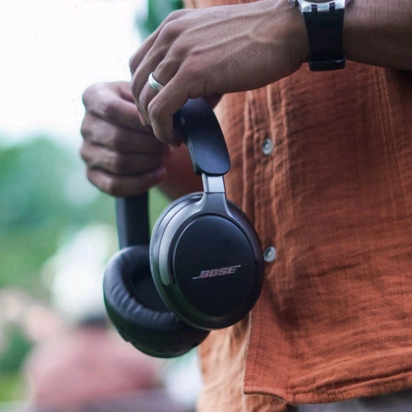 First Time In India Headphone High End Quality Headphone With Active Noice Cancellation - Black