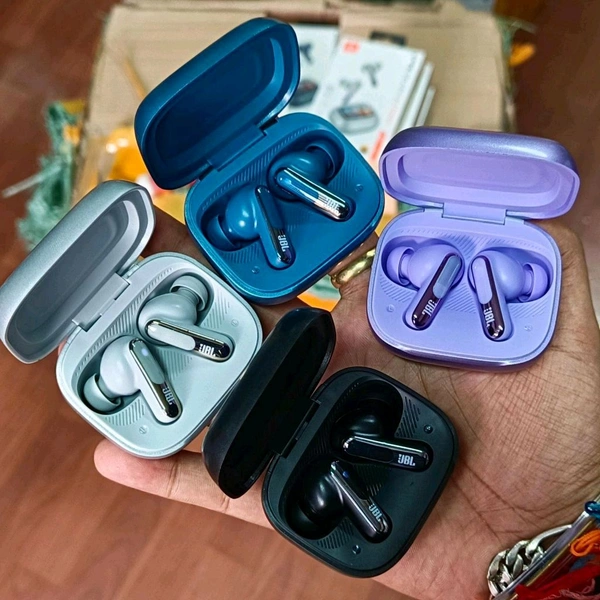 First Time In India, Headphone Tws Live Beam 3 High Quality Collection With Active Noise Cancellation, Enc And Transparency - Purple