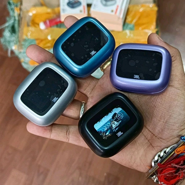 First Time In India, Headphone Tws Live Beam 3 High Quality Collection With Active Noise Cancellation, Enc And Transparency - Purple