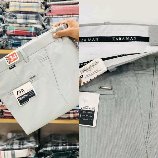 Formal Pants for Men | Men's Slim fit Formal Pant | Non Stretchable Trouser | Office wear Trousers - 36