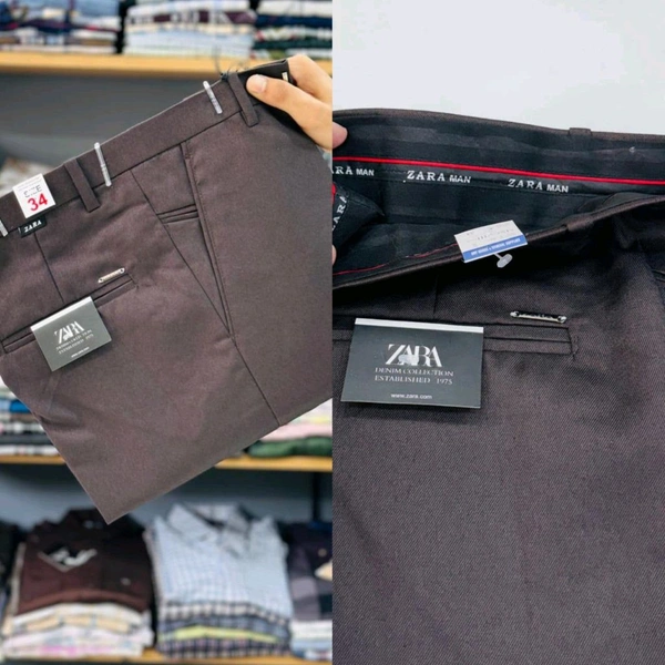 Formal Pants for Men | Men's Slim fit Formal Pant | Non Stretchable Trouser | Office wear Trousers - 34