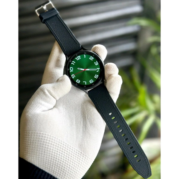 Galaxy Watch 6 Classic With Dual Dual Strap, Top Quality Classy Smartwatch, High Quality HD Display, Always on display, Passcode Lock System